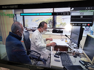 NHK-BS1スペシャル「私たちのデジタル医療革命」という番組で放映された当院の診察風景